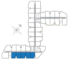 Vị trí mặt bằng căn hộ A6- 67.40 m²